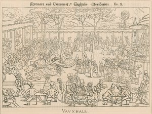 Englannin tavat ja tavat; Vauxhall Gardens, Lontoo tekijältä English School