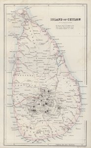Kartta: G. H. Swanston, Edinburgh (värilitografia). tekijältä English School