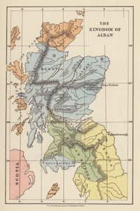 Karte: Das Königreich Alban von English School