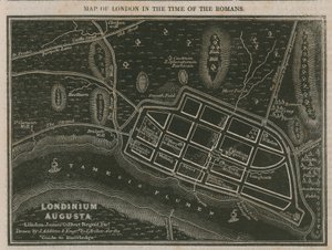 Lontoon kartta roomalaisten aikana