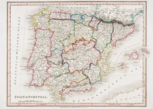 Espanjan ja Portugalin kartta, "Smith