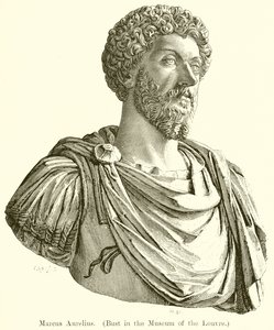 Marcus Aurelius. (Rintakuva Louvren museossa)