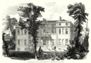 Marlborough House, Walesin prinssin asuinpaikka (kaiverrus) tekijältä English School