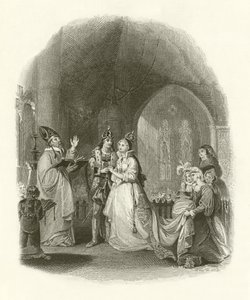 Henrik VII:n avioliitto Elizabeth of Yorkin kanssa tekijältä English School