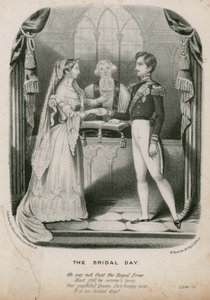 Kuningatar Victorian ja prinssi Albertin avioliitto 10. helmikuuta 1840 tekijältä English School