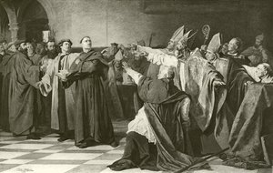 Martin Luther ennen Wormsin kirkolliskokousta (syväpaino) tekijältä English School