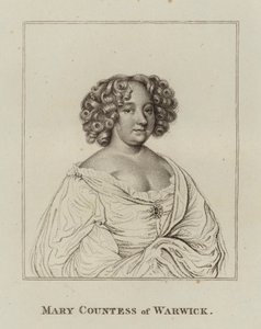 Mary Rich, comtessa de Warwick (gravat) finlandès tekijältä English School