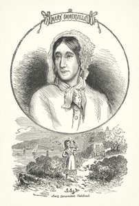 Mary Somerville, skotlantilainen tiedemies ja kirjailija (kaiverrus) tekijältä English School