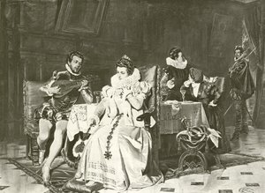 Mary Stuart ja Rizzio (syväpaino) tekijältä English School