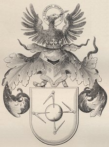 Vapaamuurarien sinetti, julkaisusta "The History of Freemasonry, osa II", julkaisija Thomas C. Jack, Lontoo, 1883 tekijältä English School