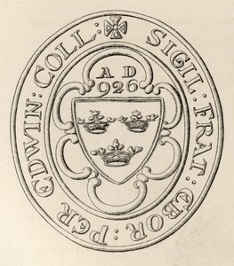 Koko Englannin suurloosin vapaamuurarien sinetti, York, n. 1766, The History of Freemasonry, osa II, julkaisija Thomas C. Jack, Lontoo, 1883 tekijältä English School