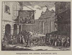 Naamiaiset ja oopperat, Burlington Gate (kaiverrus) tekijältä English School