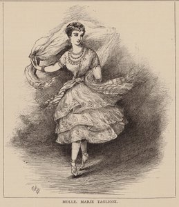 Mdlle Marie Taglioni (kaiverrus) tekijältä English School