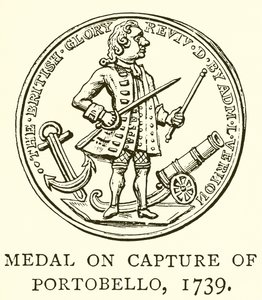 Mitali Portobellon vangitsemisesta, 1739 tekijältä English School