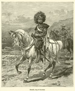 Menelik, Abessinian kuningas (kaiverrus) tekijältä English School