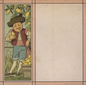 Menukuva: Sitruuna (väri litho) tekijältä English School