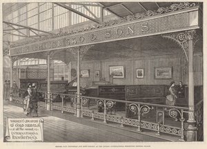 Herrat John Brinsmead ja Sons -näyttely Lontoon kansainvälisessä näyttelyssä, Crystal Palace tekijältä English School