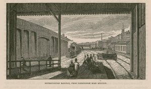 Metropolitan Railway Farringdon Roadin asemalta tekijältä English School