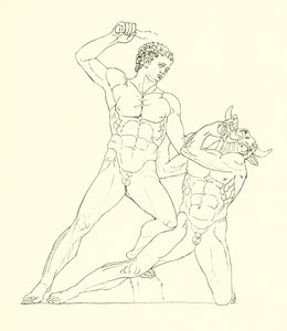 Minotauroksen surmasi Theseus, Herkuleen ystävä tekijältä English School