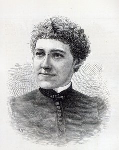 Neiti Charlotte Robinson, hänen Majesteettinsa kodin taiteen sisustaja, 1887 tekijältä English School