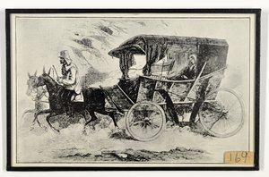 Miss Nightingalen vaunut sodan istuimella, "The Illustrated London News" tekijältä English School