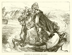 Muhammed II rohkaisee merimiehiä tekijältä English School