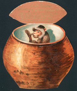 Monkey in Pot, joulukortti tekijältä English School