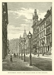 Montgomery Street, Palace Hotel kaukana tekijältä English School