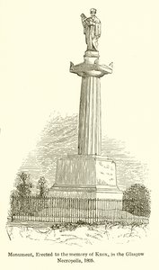 Monumentti, pystytetty Knoxin muistolle, Glasgow