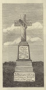 Monumentti Upunkassa, Uudessa-Seelannissa (kaiverrus) tekijältä English School