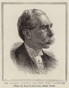 Alfred Austin, uusi runoilija (kaiverrus) (kaiverrus) tekijältä English School
