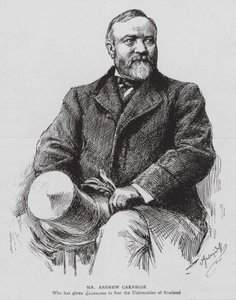 Andrew Carnegie (litografia) tekijältä English School