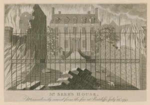 Herra Beres House, ihmeellisesti pelastettu tulipalosta Ratcliffessa, 23. heinäkuuta 1794 tekijältä English School