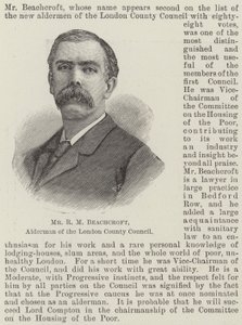 Mr R M Beachcroft, Lontoon kreivikunnan valtuusto (kaiverrus) tekijältä English School