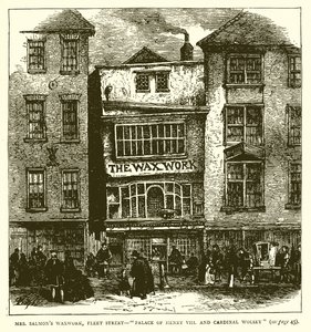 Mr. Salmons Waxwork, Fleet Street - Henry VIII:n palatsi. ja kardinaali Wolsey tekijältä English School