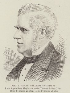 herra Thomas William Saunders tekijältä English School