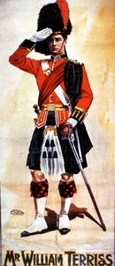 "Mr William Terriss" (1847-97) (värilitografia) tekijältä English School