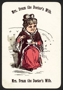 Rouva Dram Lääkärin vaimo (väri litho) tekijältä English School