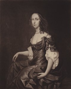Rouva Ireton (Bridget Cromwell), Oliver Cromwellin vanhin tytär (litografia). tekijältä English School