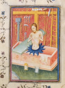 Ms 24 f.8 v. Kristus kärsimyksen soittimien kanssa, Knightley Psalter tekijältä English School