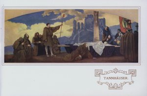 Peter Robinson -ravintolan seinämaalaukset: Tannhauser (värilitro) tekijältä English School