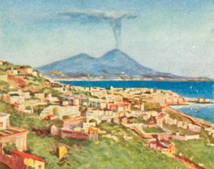 Napoli, kaupunki ja lahti (värilitro) tekijältä English School