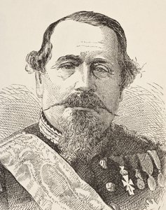 Napoleon III, William Hickman Smith Aubreyn (1858-1916) julkaisusta The National and Domestic History of England, julkaistu Lontoossa, noin 1890 tekijältä English School