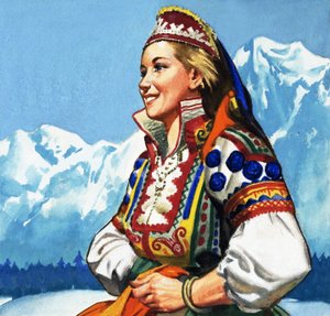 Jugoslavian kansallispuku tekijältä English School