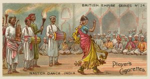 Nautch Dance, Intia (chromolitho) tekijältä English School