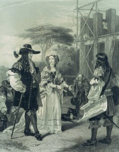 Nell Gwynn suostuttelee Charles II:n rakentamaan sairaalan, tekijältä English School
