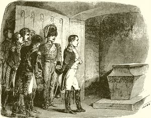 Napoleon Frederick Suuren haudalla