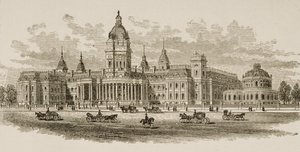 New City Hall, San Francisco, American Picturesista, julkaissut The Religious Tract Society, 1876 tekijältä English School