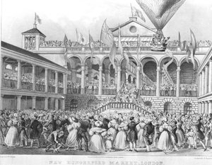 New Hungerford Market, 1833 tekijältä English School