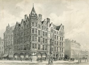 Uudet tilat sokeiden yleistä hyvinvointia edistävälle yhdistykselle, Tottenham Court Road, Lontoo tekijältä English School